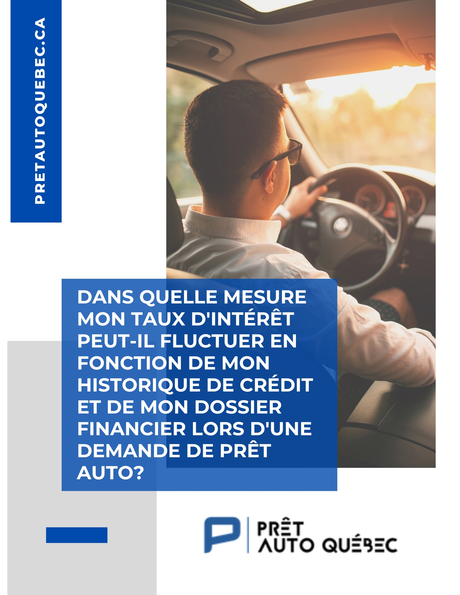 Mon taux d'intérêt peut-il varier en fonction de ma cote de crédit?